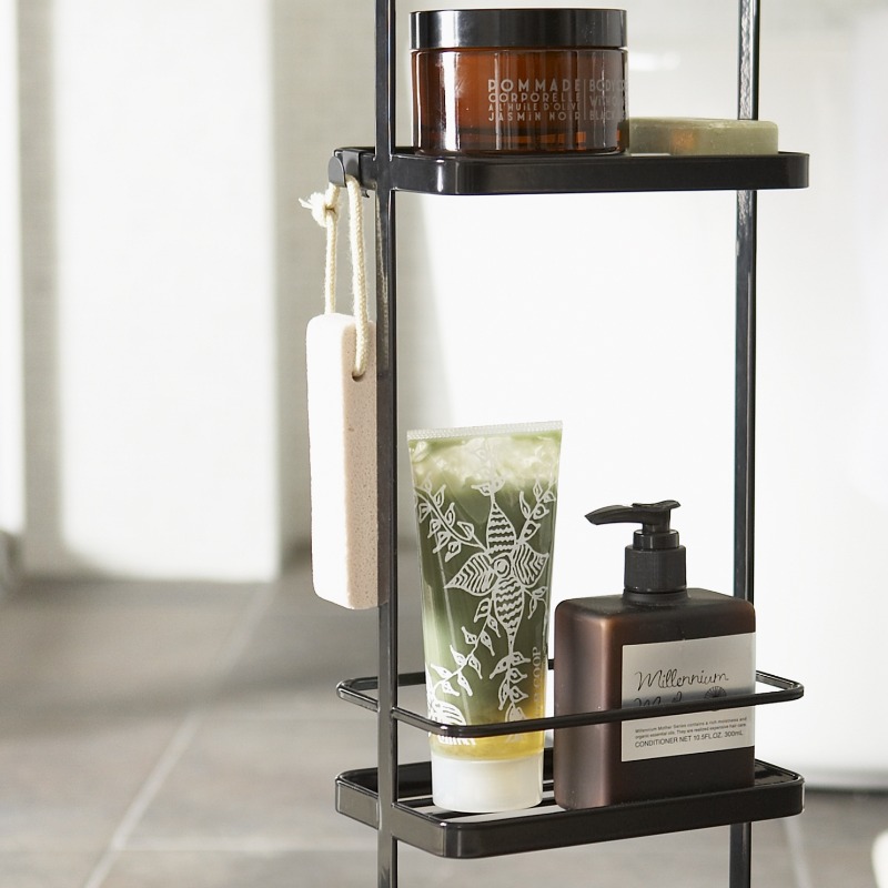 Compact Yamazaki bathroom rack